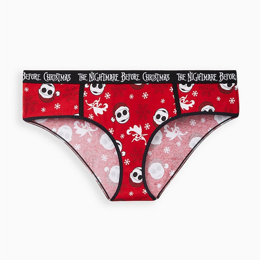 🎄DISNEY HIPSTER PANTY - NIGHTMARE BEFORE CHRISTMAS RED